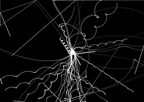 Jörg Piringer
„partikel-collision“, 2019, digitales computergeneriertes bild, 9933 x 7016 pixel 