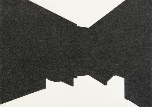 Aus der Serie Looking for Rietveld, 2012, Tusche auf Papier, gerahmt, je 42 × 60 cm
© Elisabeth Czihak / Bildrecht
