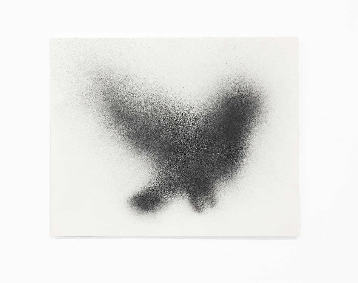 OT, 2026, Acrylspray auf Papier, 21 x 29,5 cm
Foto: Arnold Berger
